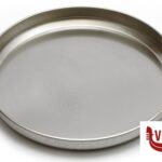 inox STEEL-TEGLIA PIZZA TONDA CM 36 H.3,5 INOX INTERNO CON RILIEVO ANTIGRAFFIO STEEL PAN SRL