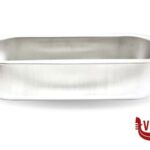 teglie STEEL-TEGLIA PLUMCAKE CM 25X11X7H. INOX SUPERFICIE INTERNA ANTRIGRAFFIO STEEL PAN SRL