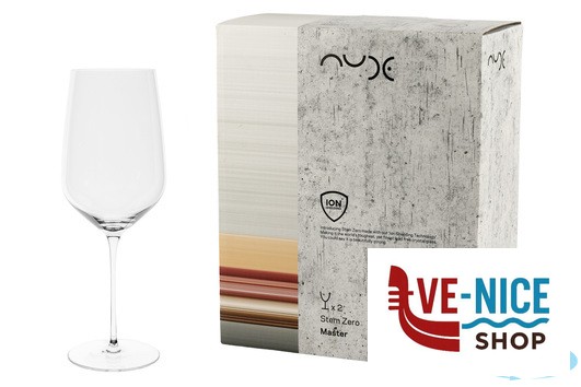 calici vino STEM ZERO MASTER-CONFEZIONE 2 CALICI VINO MASTER CL 42 H.22 NUDE PASABAHCE - immagine 3