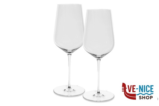 calici vino STEM ZERO TRIO-CONFEZIONE 2 CALICI VINO BIANCO CL.42 H.22 NUDE PASABAHCE