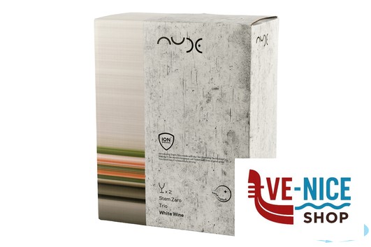 calici vino STEM ZERO TRIO-CONFEZIONE 2 CALICI VINO BIANCO CL.42 H.22 NUDE PASABAHCE - immagine 4