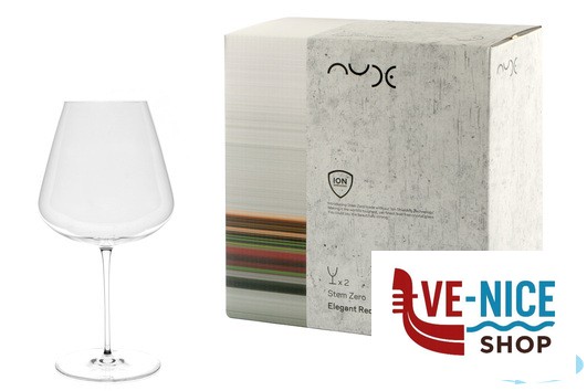 calici vino STEM ZERO VERTIGO ELEGANT-CONFEZIONE 2 CALICI VINO ROSSO CL 65 SOFFIATI A BOCCA MANUALMENTE 32017 PASABAHCE - immagine 3