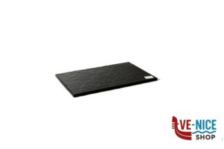 sottopiatti/vassoi STONE EFFECT-VASSOIO CM 17,7X32,5 NERO KULSAN MELAMIN PLASTIK SAN.VE TIC.A.S.