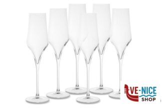vetro SUPREMO-CONFEZIONE 6 CALICI CHAMPAGNE CL24 11276-01 BORMIOLI LUIGI