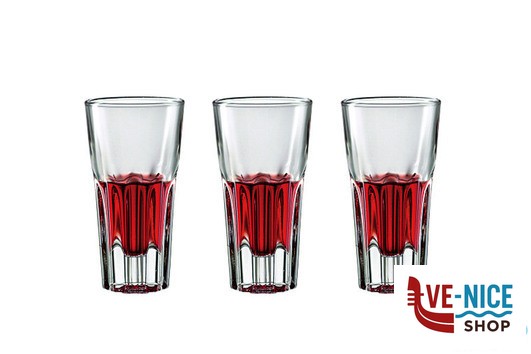 vetro SUSA - CONFEZIONE 3 BICCHIERI LIQUORE GR.160 BORMIOLI ROCCO