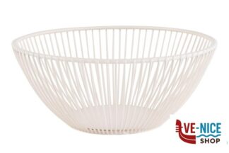 cestini per il pane SVART-CESTINO METAL BIANCO CREMA CM.20 H.8 APS - ON DEMAND