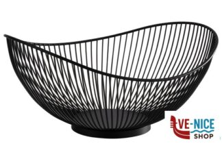 0 SVART-CESTINO METALLO,NERO 29,5X25,5H13,5CM APS ASSHEUER POTT GMBH E CO KG