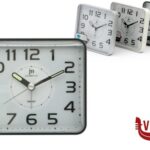 SVEGLIA QUARZO ANALOGICA CON DOPPIA LUCE CM 10,5X9,2XH.4 ASSORTITA LOWELL orologi 1 pezzi