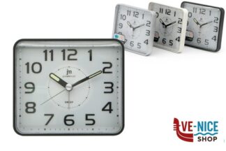 orologi SVEGLIA QUARZO ANALOGICA CON DOPPIA LUCE CM 10,5X9,2XH.4 ASSORTITA LOWELL