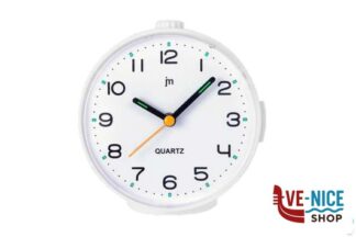 orologi SVEGLIA QUARZO ANALOGICA BIANCO CM 12X11,5XH.6 LOWELL