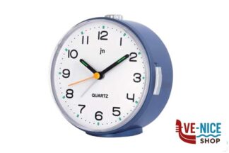 orologi SVEGLIA QUARZO ANALOGICA BLU CM 12X11,5XH.6 LOWELL