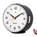 orologi SVEGLIA QUARZO ANALOGICA NERO CM 12X11,5XH.6 LOWELL