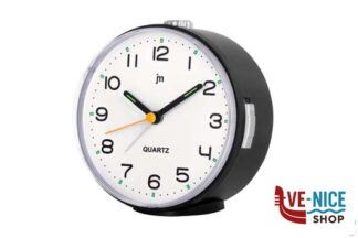 orologi SVEGLIA QUARZO ANALOGICA NERO CM 12X11,5XH.6 LOWELL