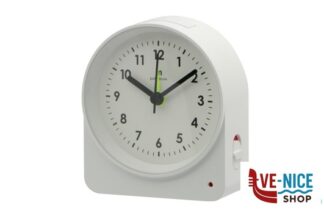 orologi SVEGLIA QUARZO ANALOGICA BIANCO CON SENSORE CREPUSCOLARE CM 9X10XH.4 LOWELL