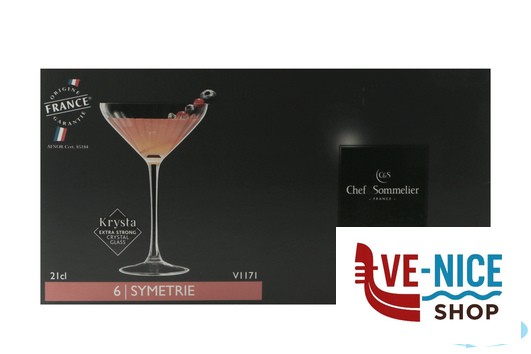 altri calici SYMETRIE - CALICE MARTINI CL 21 H 17,9 CM. 11,4 ARC INTERNATIONAL FRANCE - immagine 4