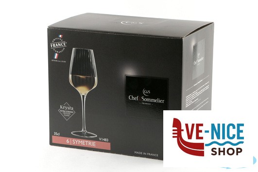calici vino SYMETRIE - CALICE VINO BIANCO CL 35 H 23 CM 8 ARC INTERNATIONAL FRANCE - immagine 3