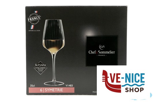 calici vino SYMETRIE - CALICE VINO BIANCO CL 35 H 23 CM 8 ARC INTERNATIONAL FRANCE - immagine 4