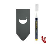 altri SET DA 10 ETICHETTE TAG PER BOTTIGLIE. COLORE NERO, SCRIVIBILI SU ENTRAMBI I LATI. 1 PENNARELLO BIANCO INCLUSO   TAG-BO-WT SECURIT