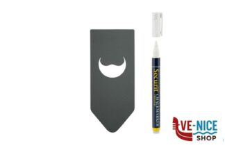 altri SET DA 10 ETICHETTE TAG PER BOTTIGLIE. COLORE NERO, SCRIVIBILI SU ENTRAMBI I LATI. 1 PENNARELLO BIANCO INCLUSO TAG-BO-WT SECURIT