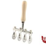 utensili vari TAGLIAPASTA 4 LAME DENTATE INOX 18C REGOLABILE 1725 CALDER