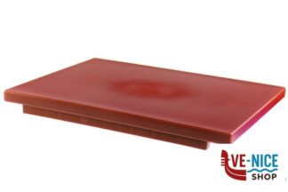 coltelli TAGLIERE CON FERMI POLIETILENE 40X30X2 ROSSO 5596 MC DI MONTAGNER