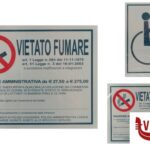 segnaletiche TARGA ADESIVA DICITURE DIVERSE CM 15X12 EUROTARGHE SNC DI POZZAGLIO ANTONIO E C.