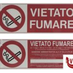 segnaletiche TARGA STAMPATA IN METALLO-VIETATO FUMARE EUROTARGHE SNC DI POZZAGLIO ANTONIO E C.