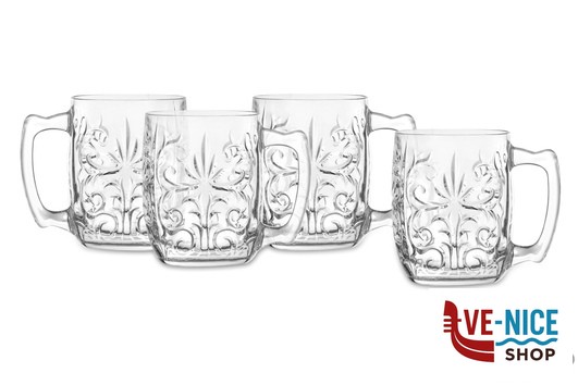 altri bicchieri TATTOO - CONFEZIONE 4 MUG MULE CL 43 27442020006 RCR CRISTALLERIA ITALIANA