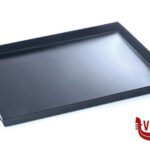 TEGLIA RETTANGOLARE LAMIERA BLU PARETI SVASATE CM 45X35 H3 760453503 CERUTTI INOX SRL UNINOMINALE teglie 1 pezzi