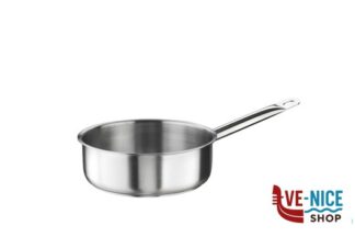 inox TENDER-CASSERUOLA BASSA 1 MANICO CM 16 H 6,5 LT 1,25 INOX 33901016 PINTI INOX
