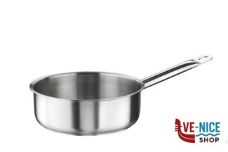 inox TENDER-CASSERUOLA BASSA 1 MANICO CM 24 H 8 LT 3,5 INOX 33901024 PINTI INOX