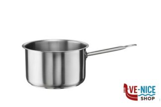 inox TENDER-CASSERUOLA FONDA 1 MANICO CM 16H9,5 LT2 INOX 33900616 PINTI INOX