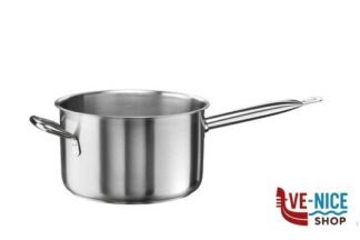 inox TENDER-CASSERUOLA FONDA 1 MANICO E 1 MANIGLIA CM 24H16 LT6 INOX 33900724 PINTI INOX