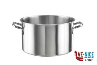 inox TENDER-CASSERUOLA FONDA 2MANICI CM 24H14,5 LT 6 INOX PINTI INOX