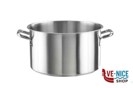 inox TENDER-CASSERUOLA FONDA 2MANICI CM 24H14,5 LT 6 INOX PINTI INOX