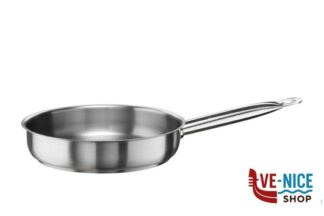 inox TENDER-PADELLA 1 MANICO CM 28 H 5,5 LT 3,4 INOX 33902528 PINTI INOX