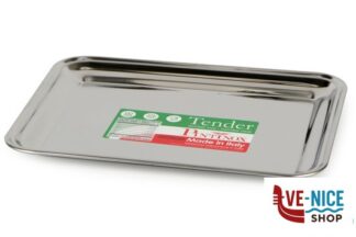 sottopiatti/vassoi TENDER-VASSOIO RETTANGOLARE CM 60X47 PINTI INOX