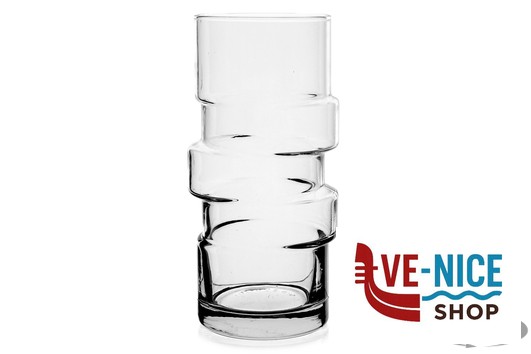 bicchieri bibita THE GLITCH - CONFEZIONE 6 BICCHIERI COLLINS HB CL 40 B.V.KONINKLIJKE NEDERLANDSCHE GLASFABRIEK LEERDAM - immagine 2