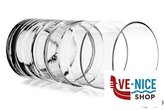 bicchieri bibita THE GLITCH - CONFEZIONE 6 BICCHIERI COLLINS HB CL 40 B.V.KONINKLIJKE NEDERLANDSCHE GLASFABRIEK LEERDAM - immagine 3