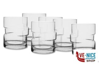 bicchieri bibita THE GLITCH - CONFEZIONE 6 BICCHIERI DOF CL 35,5 B.V.KONINKLIJKE NEDERLANDSCHE GLASFABRIEK LEERDAM