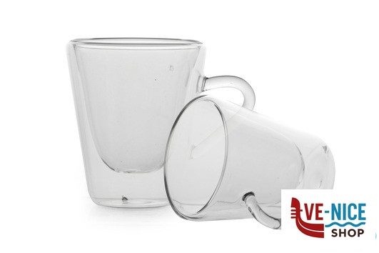 tazze da caffe' THERMIC GLASS SET 2 TAZZE ESPRESSO CL.10 10353-01 BORMIOLI LUIGI