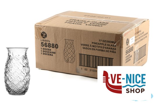 bicchieri bibita TIKI - BICCHIERE PINAPPLE CL 50,5 IN VETRO TEMPERATO B.V.KONINKLIJKE NEDERLANDSCHE GLASFABRIEK LEERDAM - immagine 2