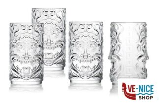 altri bicchieri TIKI ETRURIA-CONFEZIONE 4 BICCHIERI FH CL 45 CM 7,6 H 13,6 27703020006 RCR CRISTALLERIA ITALIANA