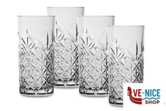 vetro TIMELESS-CONFEZIONE 4 BICCHIERI LONG DRINK CL.45 52800 PASABAHCE