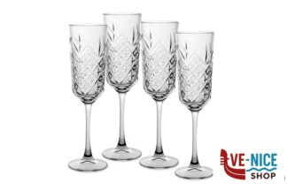 vetro TIMELESS-CONFEZIONE 4 CALICI CHAMPAGNE CL 17,5 440356 PASABAHCE