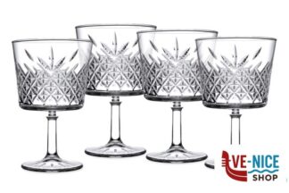 altri calici TIMELESS - CONFEZIONE 4 CALICI COCKTAIL CL 26 STELO BASSO H.CM 13,4 PASABAHCE