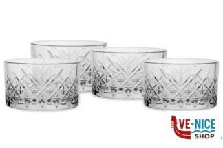 ciotolina TIMELESS - CONFEZIONE 4 COPPETTE TONDE CL 22,5 PASABAHCE