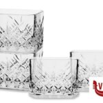 ciotolina TIMELESS - CONFEZIONE 4 COPPETTE QUADRATE IMPILABILI CL 23,5 CM 8 H.6,2 PASABAHCE