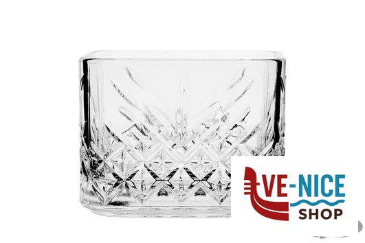 ciotolina TIMELESS - CONFEZIONE 4 COPPETTE QUADRATE IMPILABILI CL 23,5 CM 8 H.6,2 PASABAHCE - immagine 2