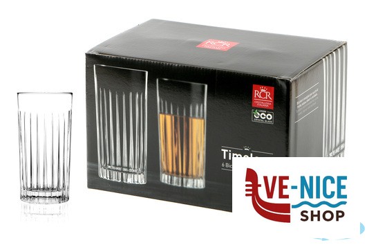 altri bicchieri TIMELESS RCR - CONFEZIONE 6 BICCHIERI HB CL 44 25753021106 RCR CRISTALLERIA ITALIANA - immagine 3